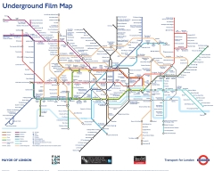 Underground Film Map Poster