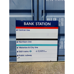 Bank Station Square Sign (482024)