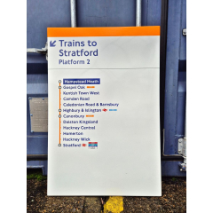 Trains to Stratford - Hampstead Heath - Line Diagram (3032024)