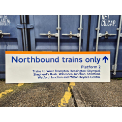 Northbound Trains Only Platform 2 (412025)