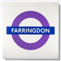 Elizabeth line Sign Farringdon