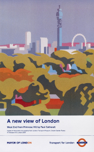 A new view of London; West End from Primrose Hill, by Paul Catherall, 2007