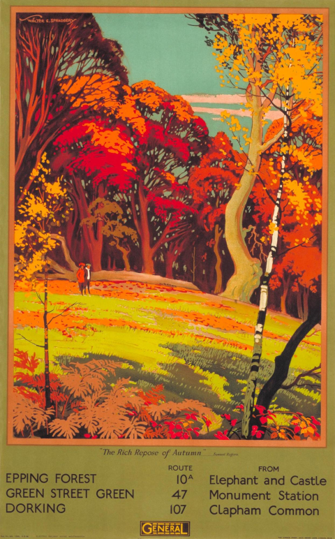 Rich repose of autumn, by Walter E Spradbery, 1924