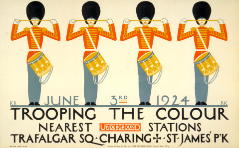 Trooping the Colour, by Bernard Leslie Kearley and Kate M Burrell, 1924