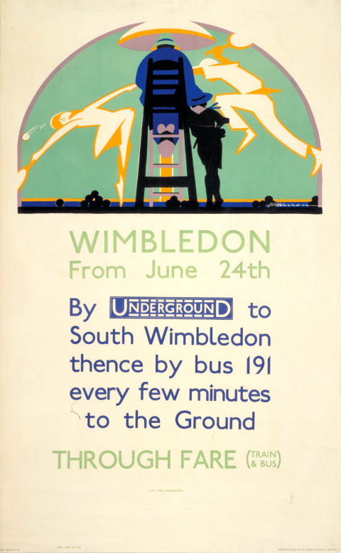 Wimbledon from June 24th, by F H Warren, 1929