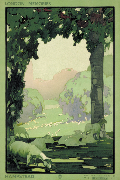 London memories; Hampstead, by Fred Taylor, 1918