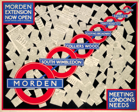 Morden Extension now open, artist unknown, 1926