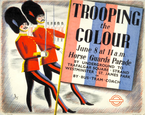Trooping the Colour, by Charles Mozley, 1939