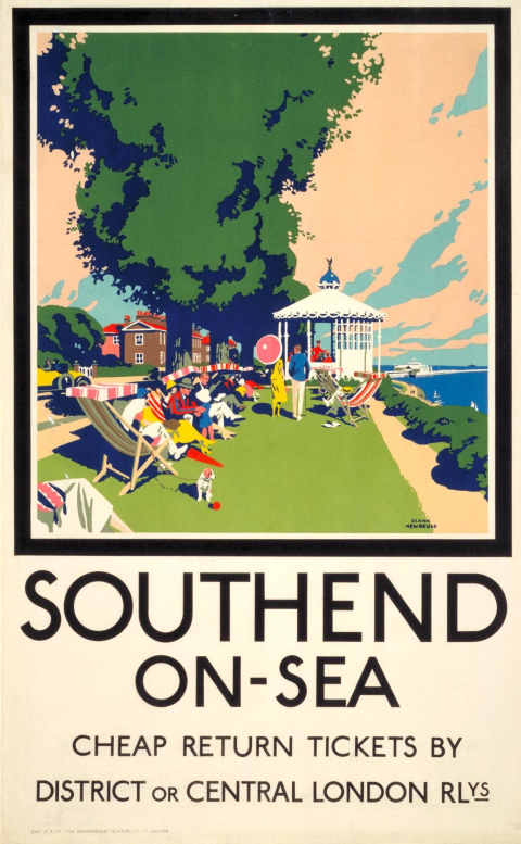 Southend-on-sea, by Frank Newbould, 1925