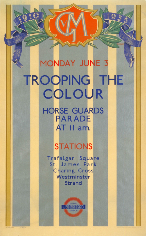 Trooping the Colour, by Harold Stabler, 1935