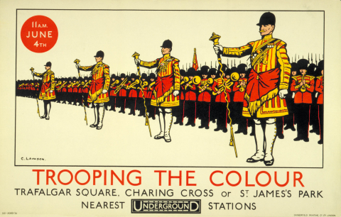 Trooping the Colour, by Cecil C P Lawson, 1926