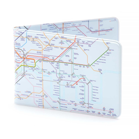 Tube Map Travel Card Wallet