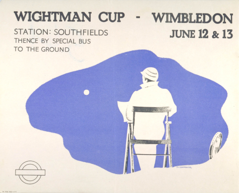 Wightman Cup, Wimbledon, by Carpenter, 1936