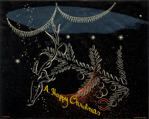 A happy Christmas, by Raymond McGrath, 1937