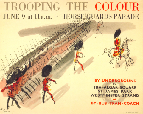 Trooping the Colour, by Feliks Topolski, 1938