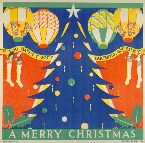 A merry Christmas, by Margaret Calkin James 1931
