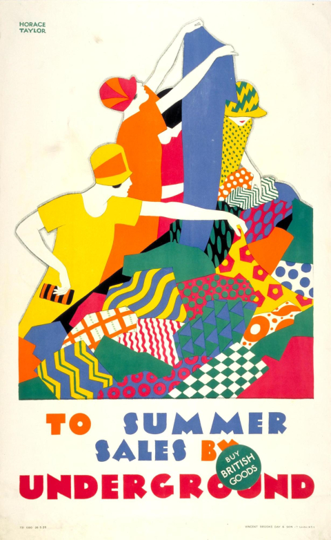 To summer sales by Underground, by Horace Taylor, 1926