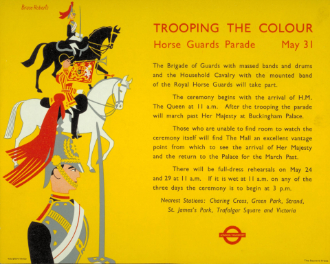 Trooping the Colour, by Bruce Roberts, 1956
