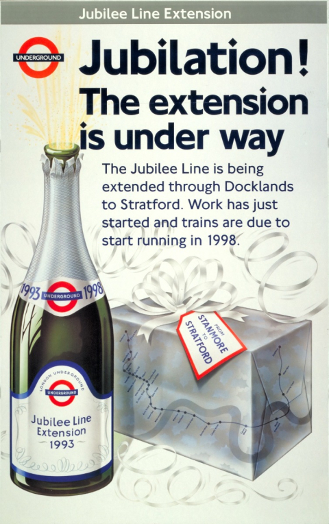 Jubilation! The extension is under way, by agent Set Square Design, 1993