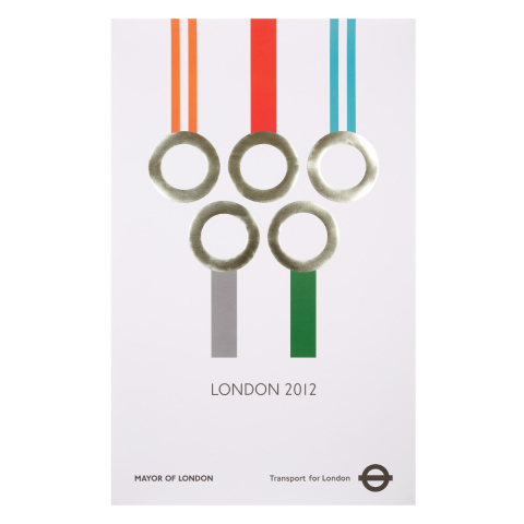 London 2012 Silver Medals Poster