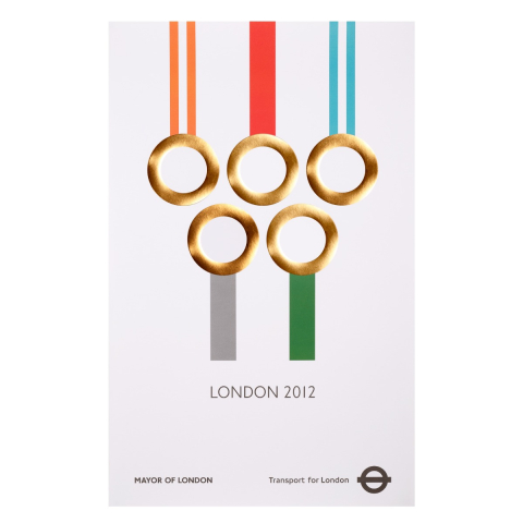 London 2012 Bronze Medals Poster