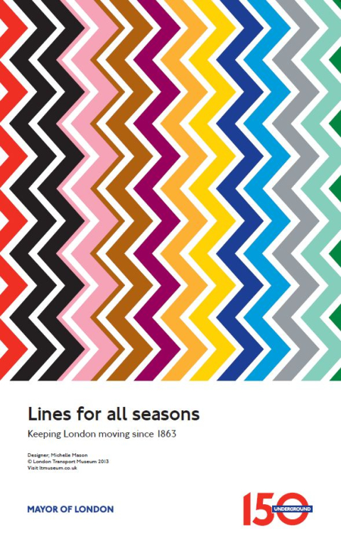 Lines for All Seasons Vertical Poster