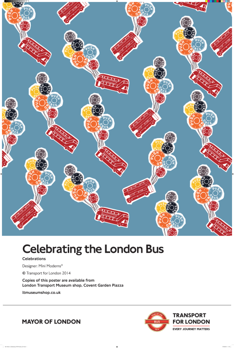 Year of the Bus Celebrations 2014 Poster