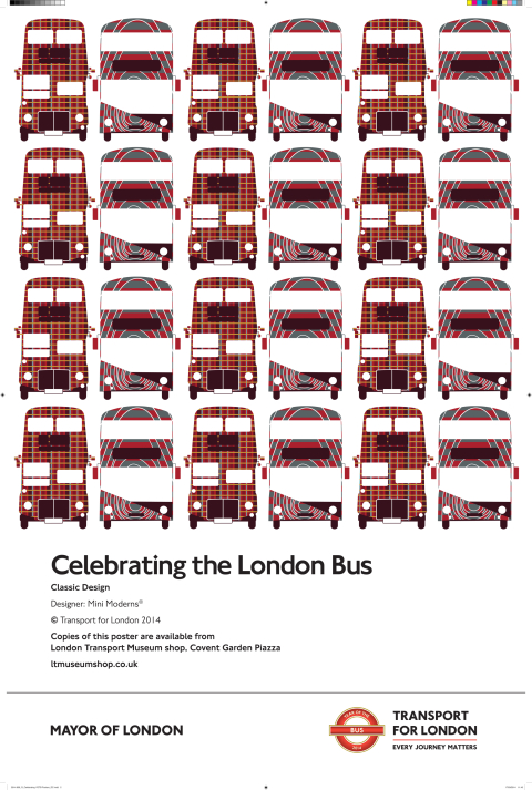 Year of the Bus Classic Design 2014 Poster