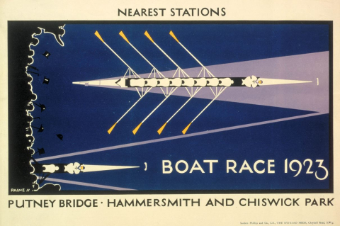 Boat Race 1923, by Charles Paine, 1923