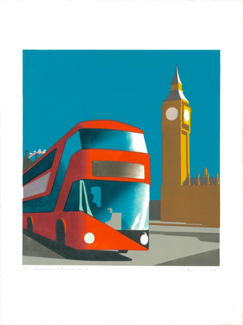 Routemaster at Parliament Square by Paul Catherall