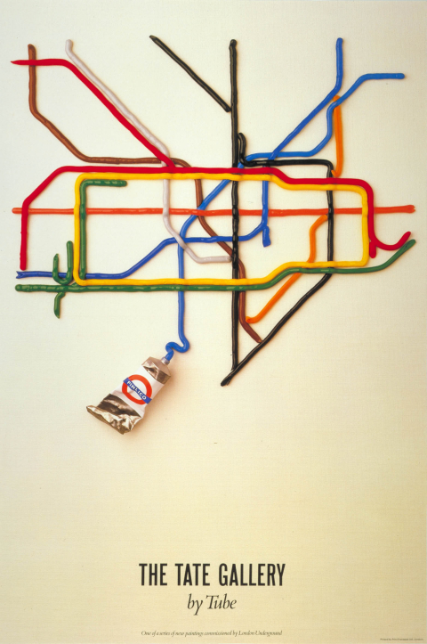 Tate Gallery by Tube, by David Booth, 1987