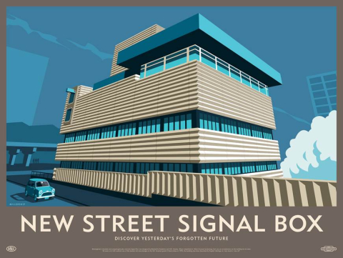 New Street Signal Box Print