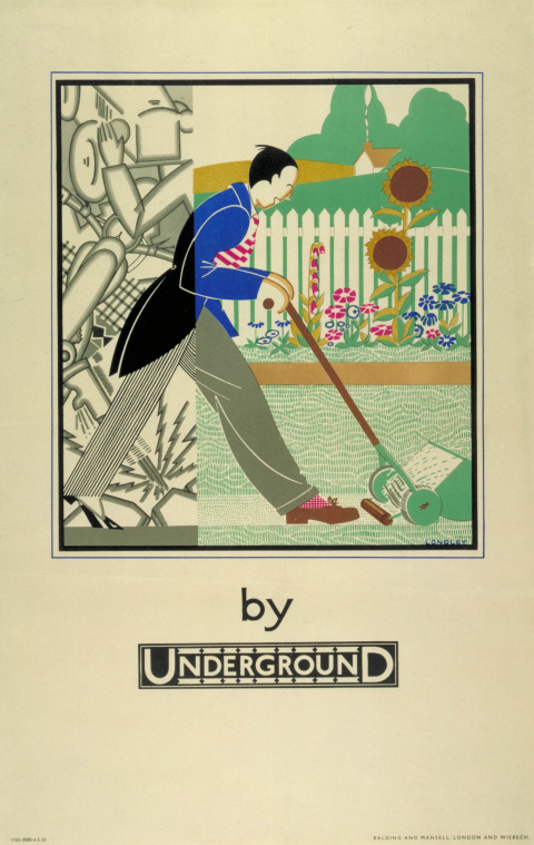 Gardening by Underground Poster