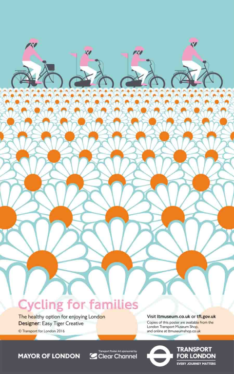 Cycling for Families Poster