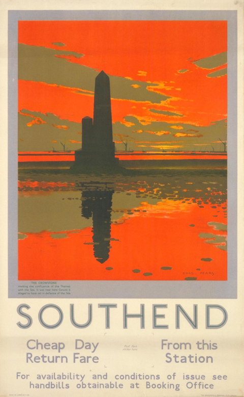 Southend; Crowstone Light, by Charles Pears, 1929