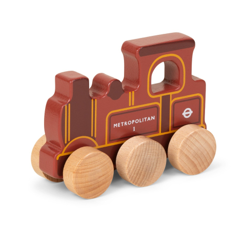 Push Along Wooden Train
