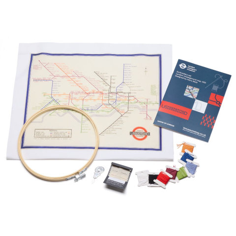 Embroidery Kit 1933 Tube Map