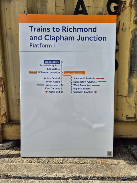 Trains to Richmond - Brondesbury - Line Diagram (642024)