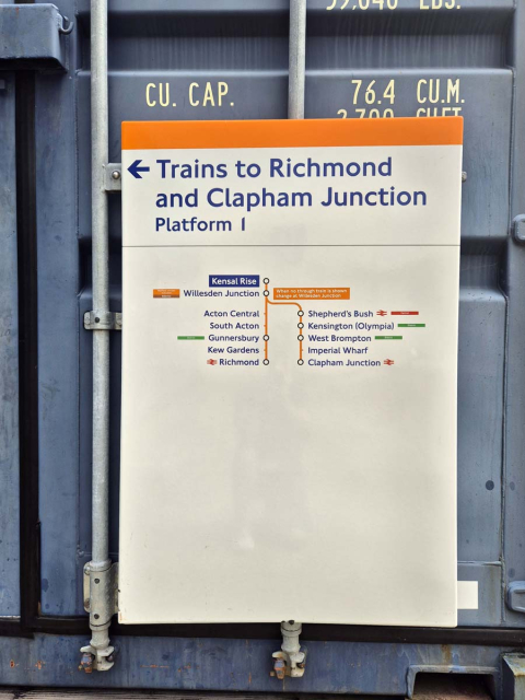 Trains to Richmond - Kensal Rise - Line Diagram (1052024)