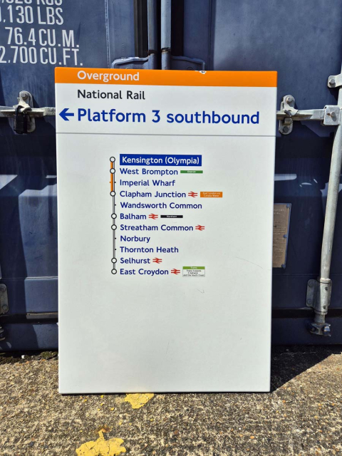 National Rail - Kensington Olympia - Line Diagram (1712024)