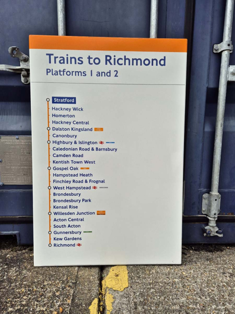 Trains to Richmond - Stratford - Line Diagram (1892024)