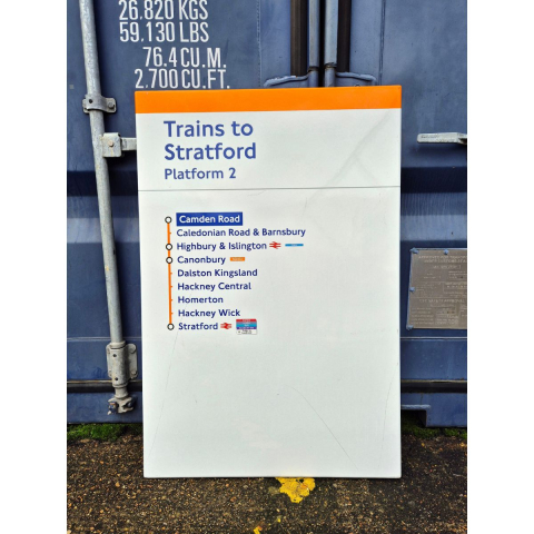 Trains to Stratford - Camden Road - Line Diagram (2992024)