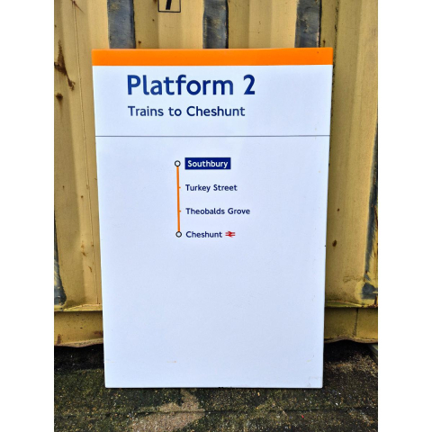 Platform 2 - Southbury - Line Diagram (62025)