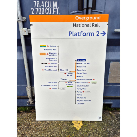 Overground National Rail - Brockley - Line Diagram (182025)