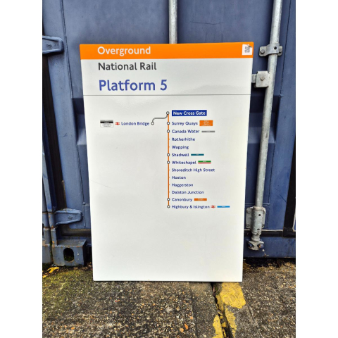 Overground National Rail - New Cross Gate - Line Diagram (212025)