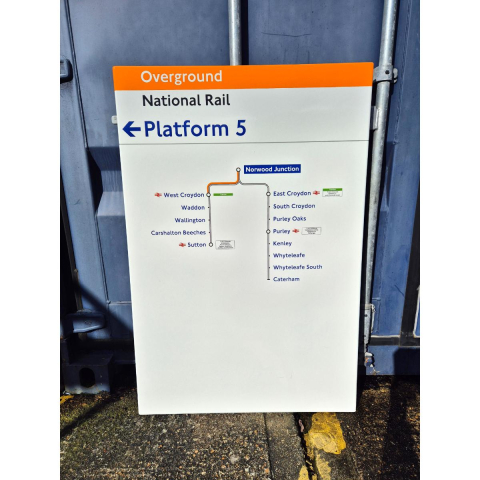 Overground National Rail - Norwood Junction - Line Diagram (452025)