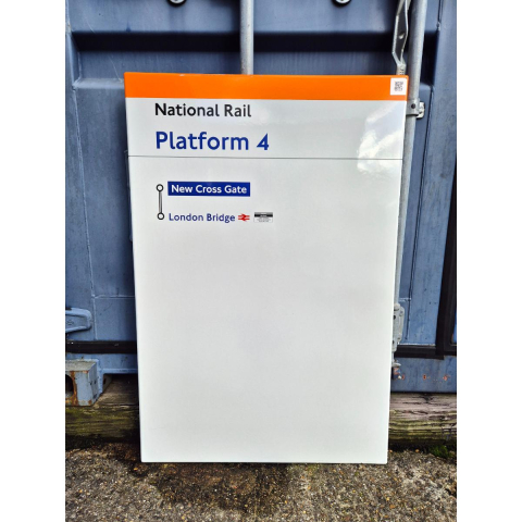 National Rail Platform 4 - New Cross Gate - Line Diagram (652025)