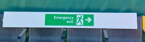 Emergency Exit Sign (852022)