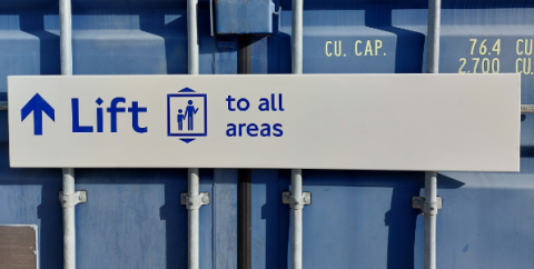 Lift To All Areas Sign (932022)