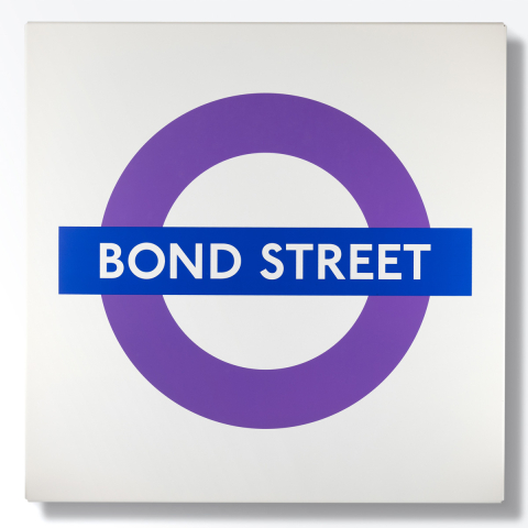 Elizabeth line Sign Bond Street